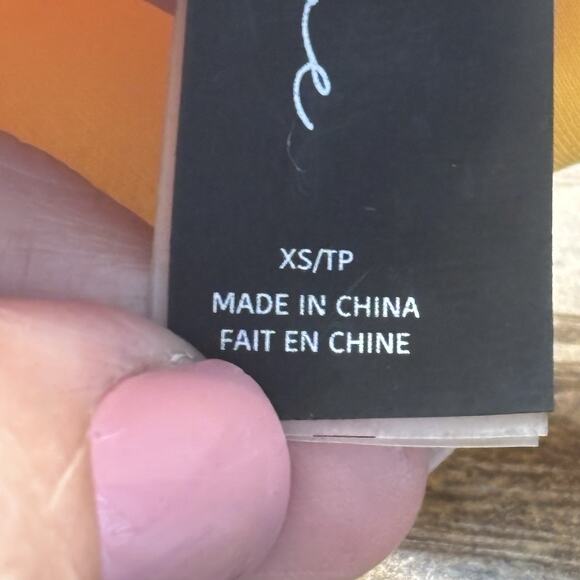 Revolve Lovewave XS Yellow Strappy Brittany Sports Bra Surplice Criss Cross - Picture 12 of 15